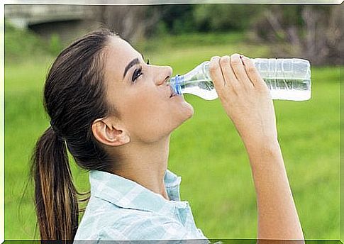 Drink water to avoid kidney stones.