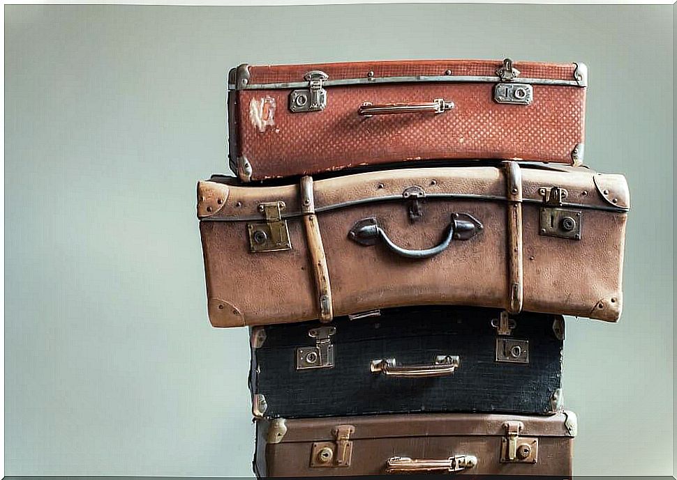 old suitcases