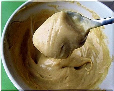 Natural banana cream.