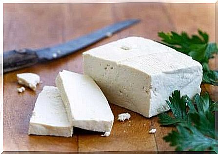 Cheese made from vegetable milk.