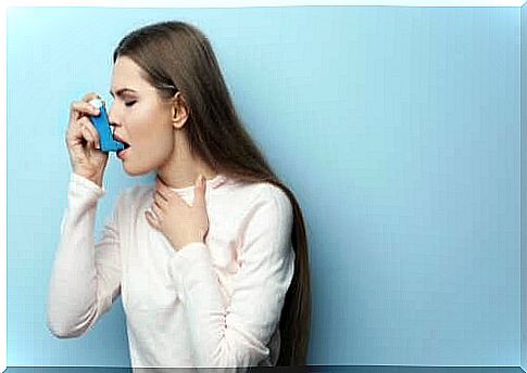 A person with asthma treating himself with Terbutaline